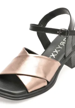 Sandale GRYXX bronz, 5002426, din piele naturala imagine