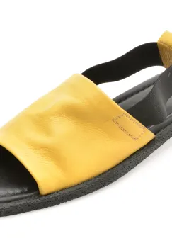 Sandale GRYXX galbene, 5002341, din piele naturala imagine