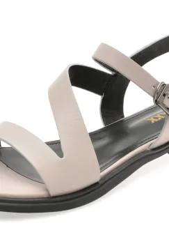 Sandale GRYXX gri, 1294, din piele naturala imagine