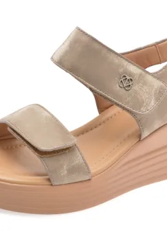 Sandale GRYXX gri, 1328D16, din piele naturala imagine