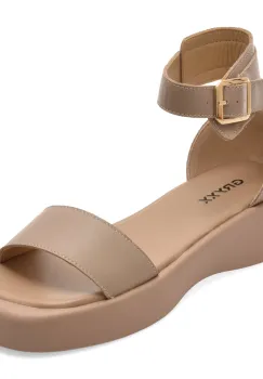 Sandale GRYXX gri, 18308, din piele naturala imagine