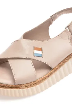 Sandale GRYXX gri, 408, din piele naturala imagine