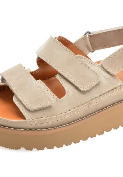 Sandale GRYXX gri, 5071003, din piele intoarsa imagine