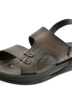 Sandale GRYXX gri, 53C51, din piele naturala imagine