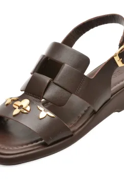 Sandale GRYXX maro, 1766340, din piele naturala imagine