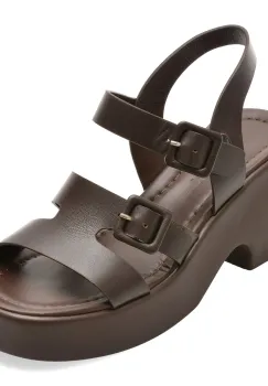 Sandale GRYXX maro, 1766343, din piele naturala imagine