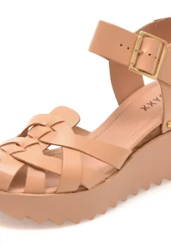 Sandale GRYXX maro, 353002, din piele naturala imagine