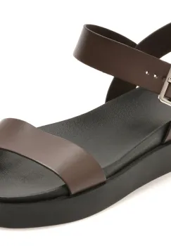 Sandale GRYXX maro, 376201, din piele naturala imagine