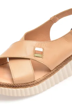 Sandale GRYXX maro, 408, din piele naturala imagine