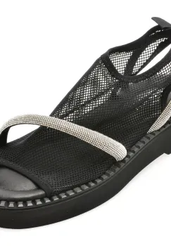 Sandale GRYXX negre, 1, din material textil imagine
