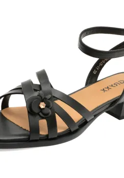Sandale GRYXX negre, 1268G12, din piele naturala imagine