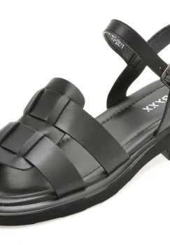 Sandale GRYXX negre, 1302G15, din piele naturala imagine