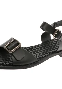 Sandale GRYXX negre, 1352H19, din piele naturala imagine