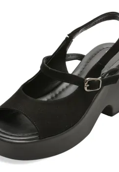 Sandale GRYXX negre, 1766211, din piele intoarsa imagine