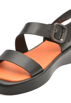 Sandale GRYXX negre, 18308X4, din piele naturala imagine