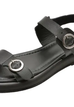 Sandale GRYXX negre, 1914224, din piele naturala imagine