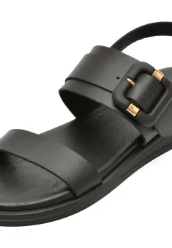 Sandale GRYXX negre, 202653, din piele naturala imagine