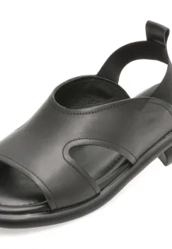 Sandale GRYXX negre, 22026, din piele naturala imagine