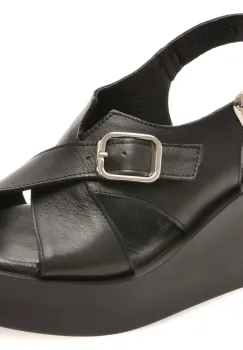 Sandale GRYXX negre, 4212641, din piele naturala imagine