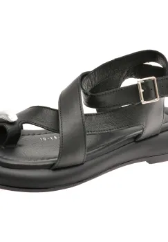 Sandale GRYXX negre, 47183, din piele naturala imagine