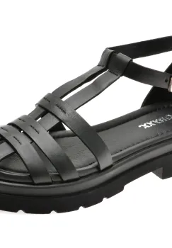 Sandale GRYXX negre, 5231283, din piele naturala imagine