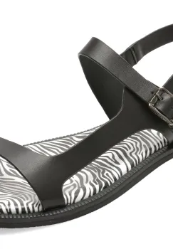 Sandale GRYXX negre, 67735, din piele naturala imagine