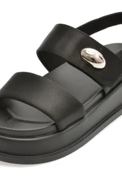 Sandale GRYXX negre, 790, din material textil imagine