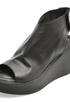 Sandale GRYXX negre, 800, din piele naturala imagine