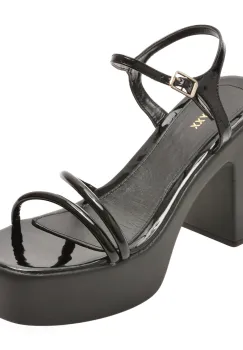 Sandale GRYXX negre, 925, din piele ecologica imagine