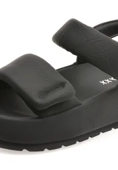 Sandale GRYXX negre, AG80006, din piele ecologica imagine