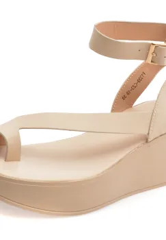 Sandale GRYXX nude, 1339C23, din piele naturala imagine