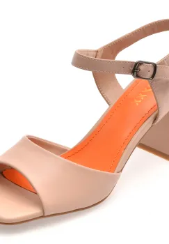 Sandale GRYXX nude, A36, din piele naturala imagine