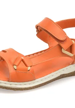 Sandale GRYXX portocalii, CS3210, din piele naturala imagine