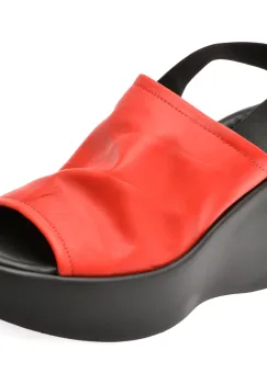 Sandale GRYXX rosii, 1914081, din piele naturala imagine