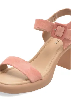 Sandale GRYXX roz, JL65, din piele intoarsa imagine