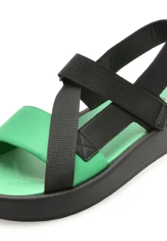 Sandale GRYXX verzi, 5007, din piele naturala imagine