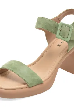 Sandale GRYXX verzi, JL65, din piele intoarsa imagine