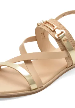 Sandale IMAGE bej, 943, din piele ecologica imagine