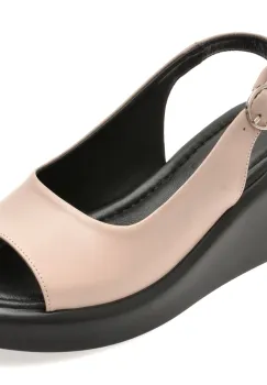 Sandale IMAGE gri, 22054, din piele naturala imagine