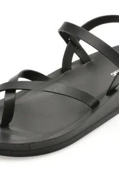 Sandale IMAGE negre, 10728, din piele ecologica imagine