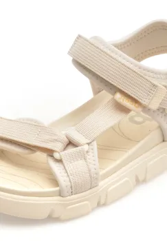 Sandale JEEP albe, L51601A, din material textil imagine