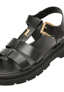 Sandale JONAK negre, 585, din piele naturala imagine