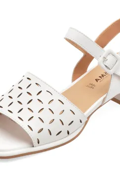 Sandale KARISMA albe, WC60001, din piele naturala imagine