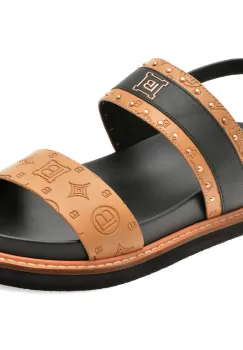 Sandale LAURA BIAGIOTTI maro, 9078, din piele ecologica imagine