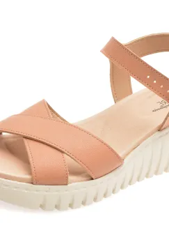 Sandale MODARE nude, 7197101, din piele ecologica imagine