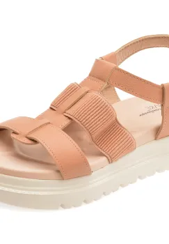 Sandale MODARE nude, 7200101, din piele ecologica imagine