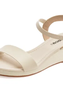 Sandale MOLECA albe, 5512102, din piele ecologica imagine