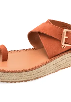 Sandale PEPE JEANS visinii, LS90688, din piele intoarsa imagine