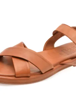 Sandale PLANET maro, 243658, din piele naturala imagine