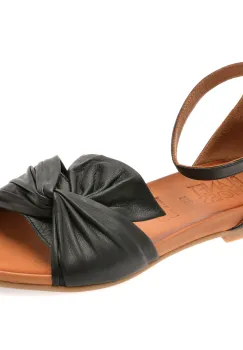 Sandale PLANET negre, 300711, din piele naturala imagine